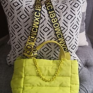 Steve Madden neon puffer crossbody